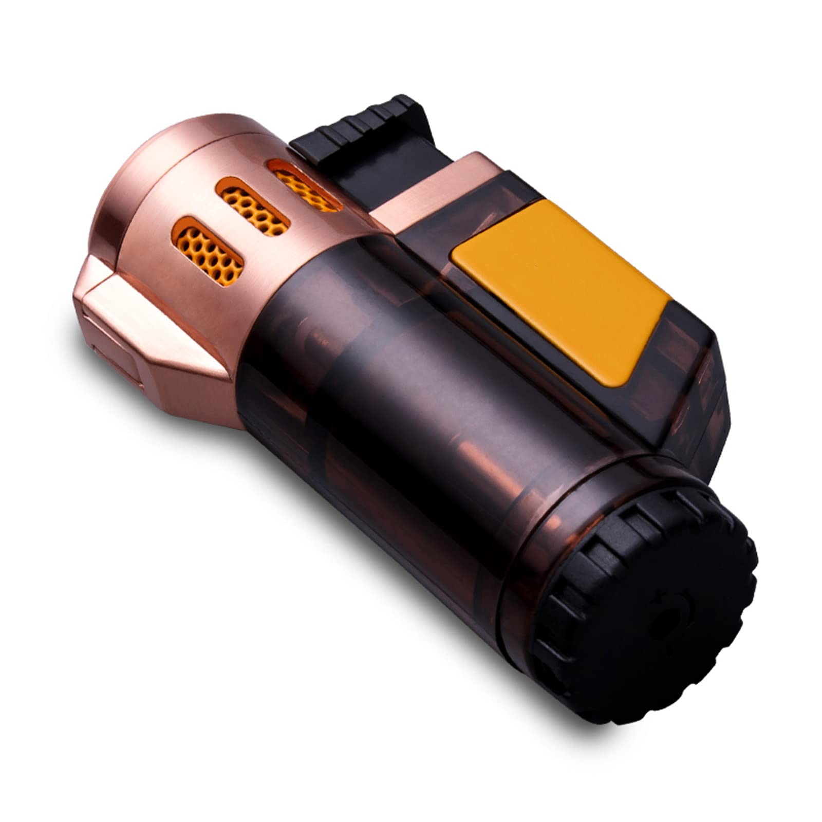 Windproof Triple Jet Torch Lighter for Cigars & Outdoor Use