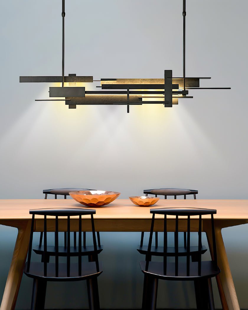 Eithne Modern Planar Pendant Light - Sleek Scandinavian Style Hanging Lamp for Kitchen Island, Dining Room, or Bedroom Lighting