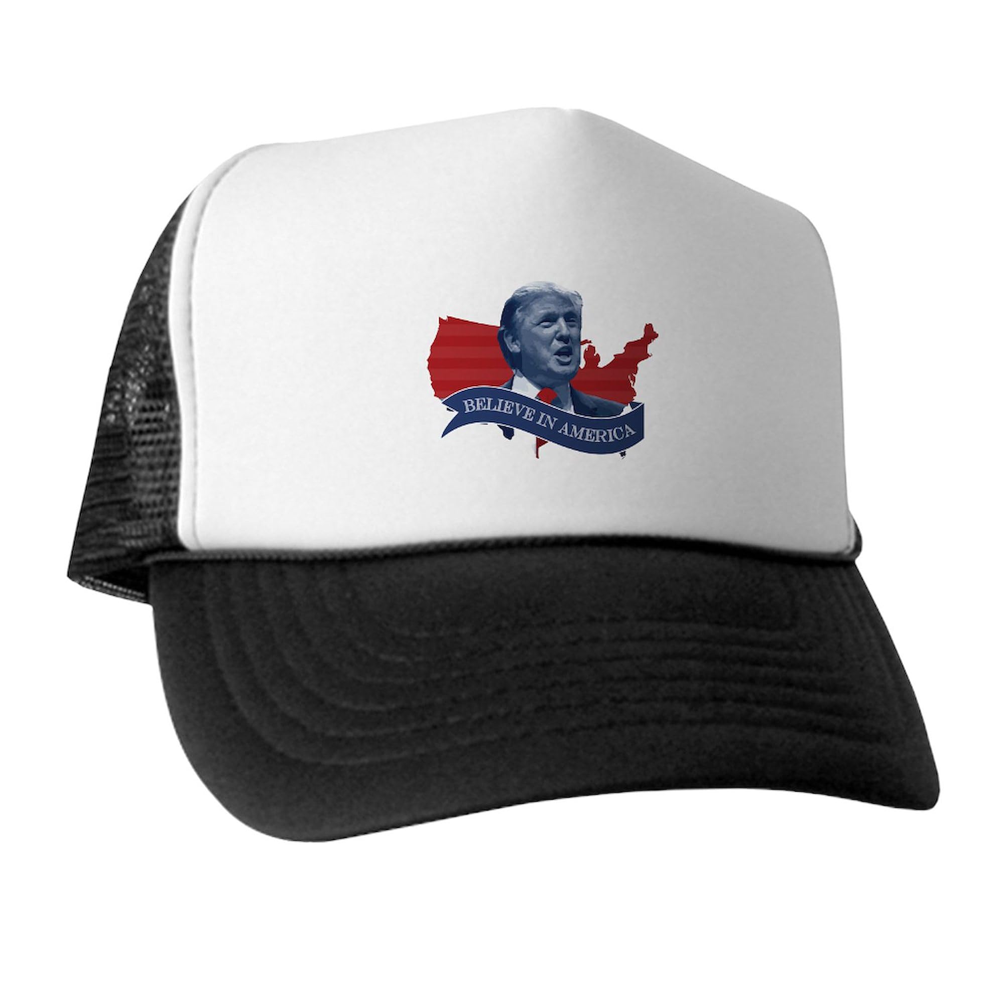 Donald Trump 'Believe in America' Adjustable Snapback Trucker Hat - Patriotic Political Cap for Supporters & Campaign Events