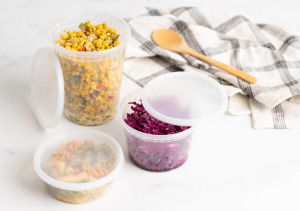 16 oz. Clear Plastic Deli Containers with Lids - 240 Sets | Food Storage Containers for Restaurants, Catering & Meal Prep | BPA-Free, Leak-Proof & Stackable