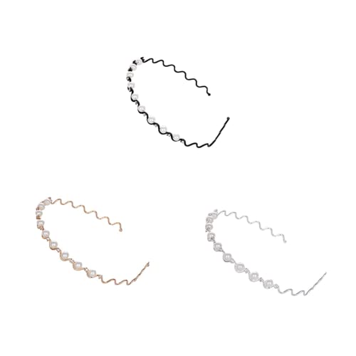 Stylish Diamond & Pearl Rhinestone Headbands for Women & Girls - Elegant Hair Accessories for Daily Wear, Weddings, Parties & Photo Shoots | Fashion Hair Bands for Special Occasions & Festivals