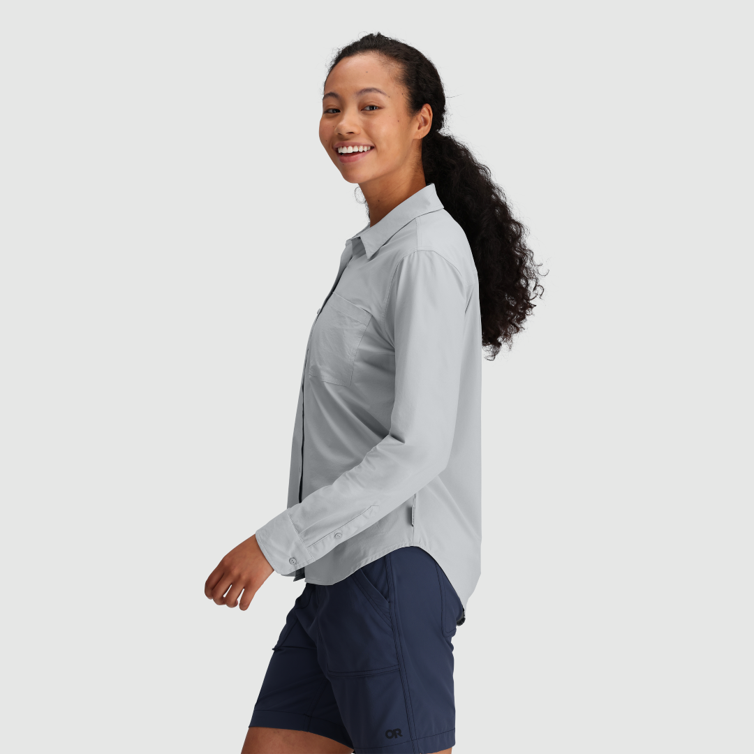 Astroman Women's UPF 50+ Long Sleeve Sun Shirt - Lightweight Breathable UV Protection Shirt for Hiking, Fishing & Outdoor Activities