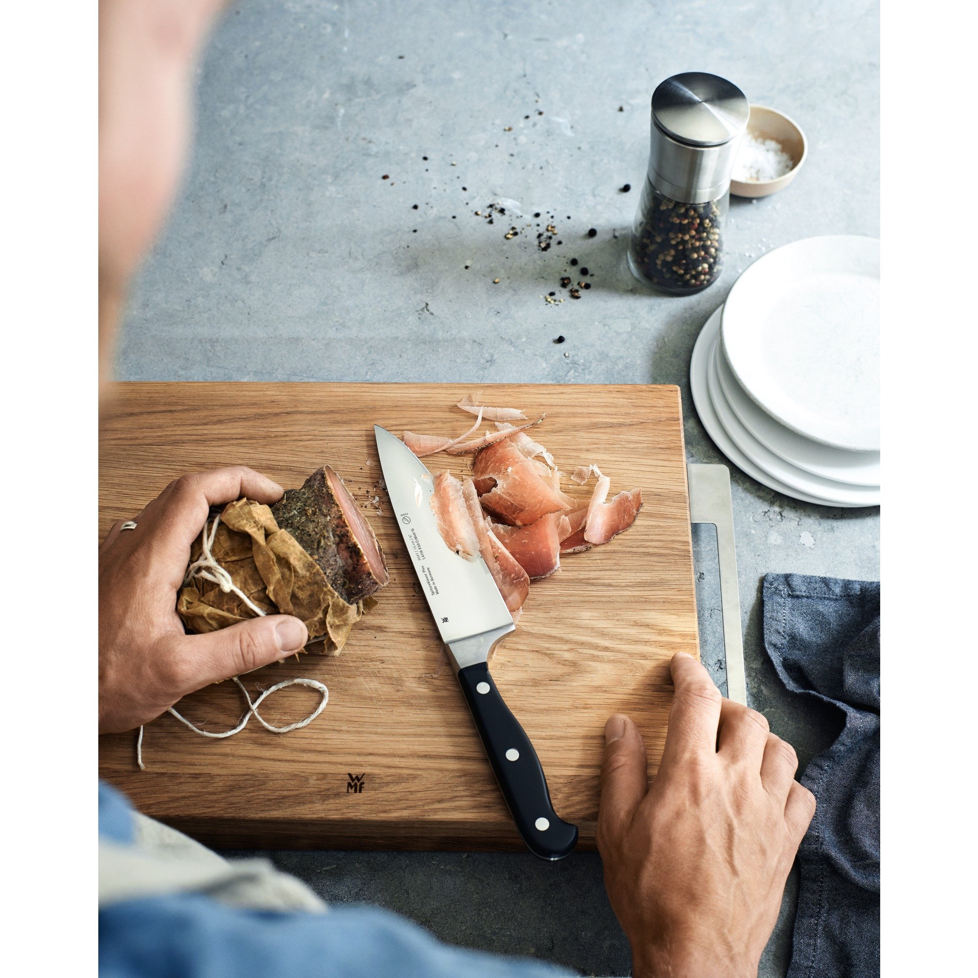 Premium WMF Knife Sets - Spitzenklasse Plus Performance Cutlery for Professional Chefs & Home Cooking | Sharp German Stainless Steel Knives for Slicing, Dicing & Food Prep