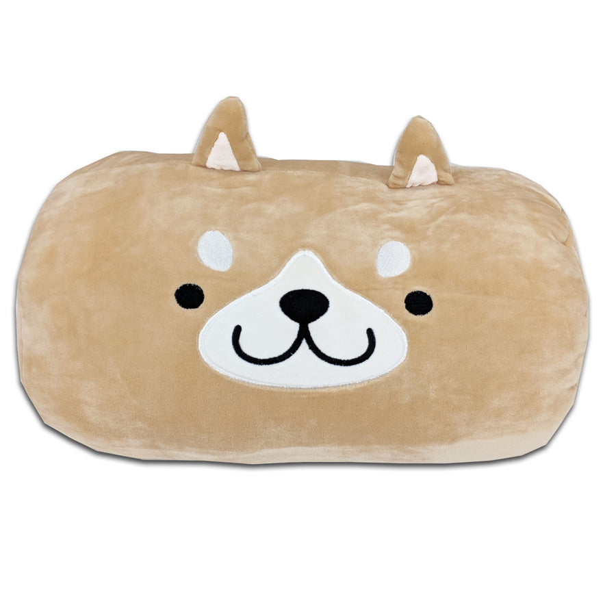 Smiling Dog Face Hand Warmer Muff - Cute Milo The Dog Plush Pillow for Winter Warmth | Perfect for Cold Weather, Office Use & Cozy Home Decor