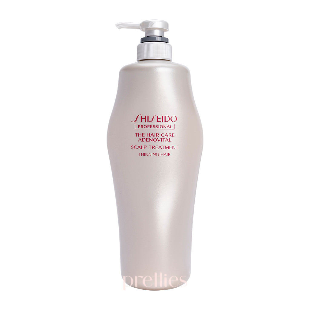 Shiseido Adenovital Scalp Treatment for Thinning Hair & Grey Hair Prevention - 1000ml Hair Growth Solution for Men & Women - Perfect for Daily Scalp Care & Hair Regimen