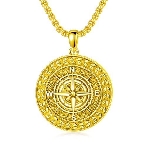 Compass Necklace(Gold)