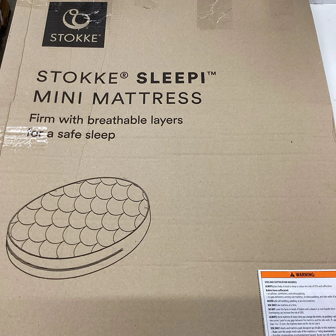 Sleepi™ Mini Mattress V3 - Breathable White Baby Crib Mattress for Newborns & Toddlers | Perfect for Nursery, Daycare & Travel Cribs