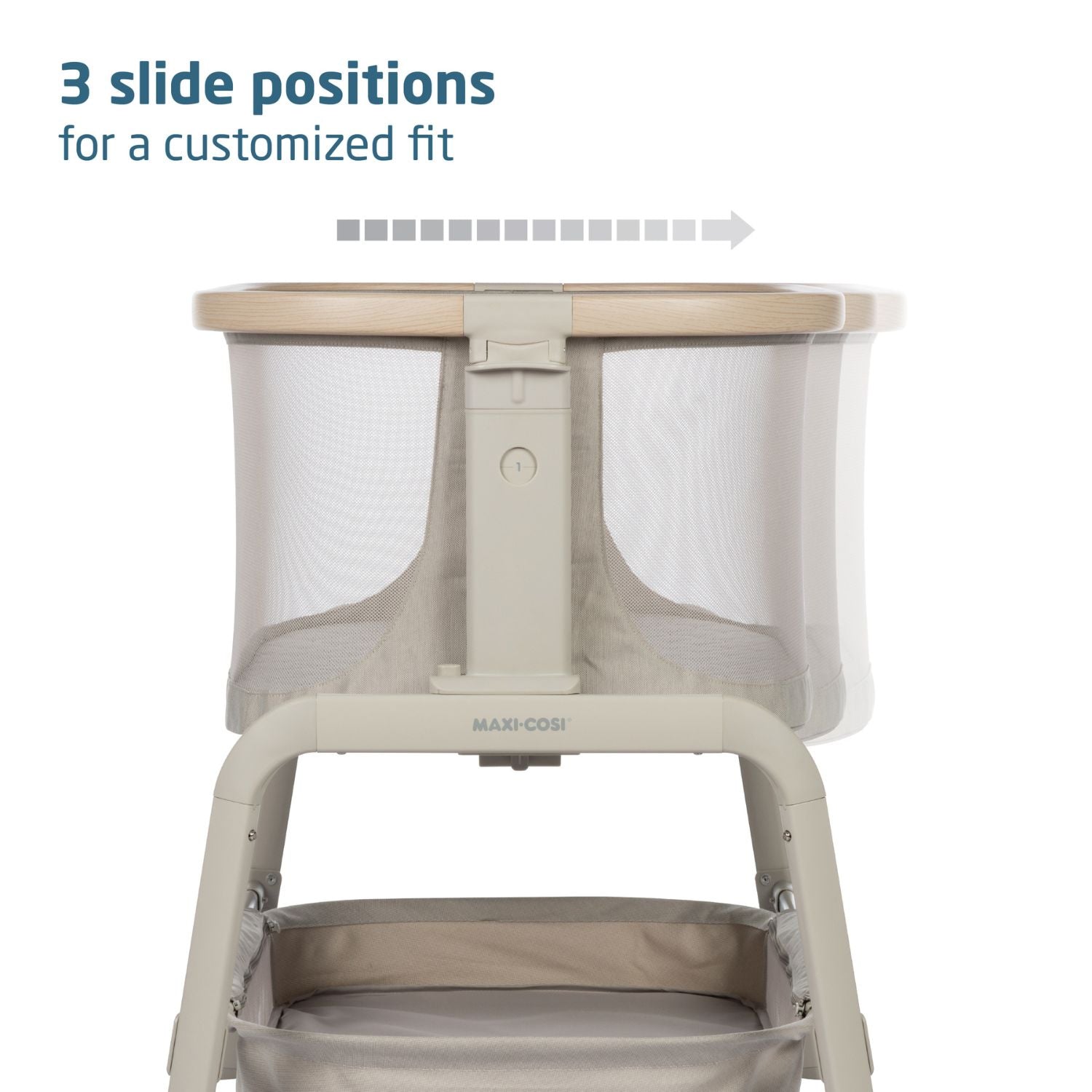 Maxi Cosi Iora Bedside Bassinet - Portable Baby Crib for Newborns & Infants - Safe Sleep Solution for Nursery & Bedroom - Compact & Lightweight Design for Easy Travel & Home Use