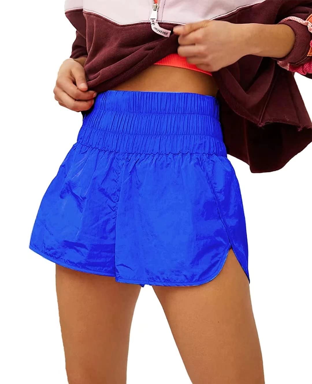 Kotiera High Waist Running Shorts for Women - Quick Dry Athletic Gym Workout Shorts with Liner - Perfect for Running, Yoga & Fitness Training
