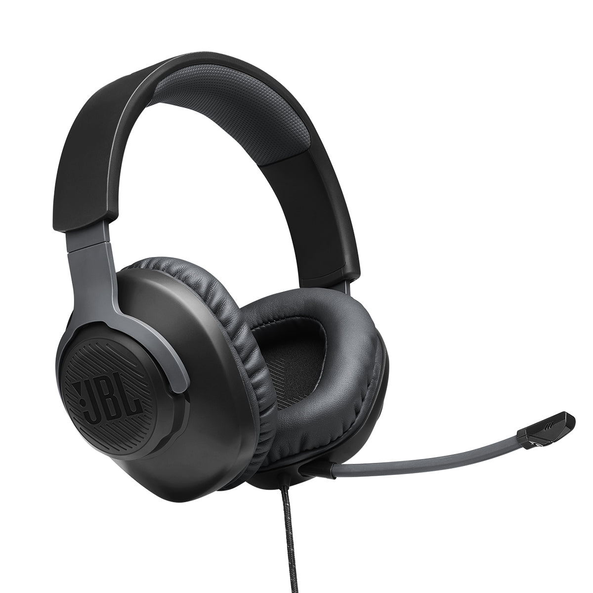JBL Quantum 100 Wired Over-Ear Gaming Headset with Detachable Mic - Noise Cancelling for PC, PS4, Xbox & Mobile Gaming