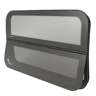 CRL Universal Vented Van Window (FW904RS) - Durable RV & Camper Van Ventilation Solution for Improved Airflow & Comfort on Road Trips