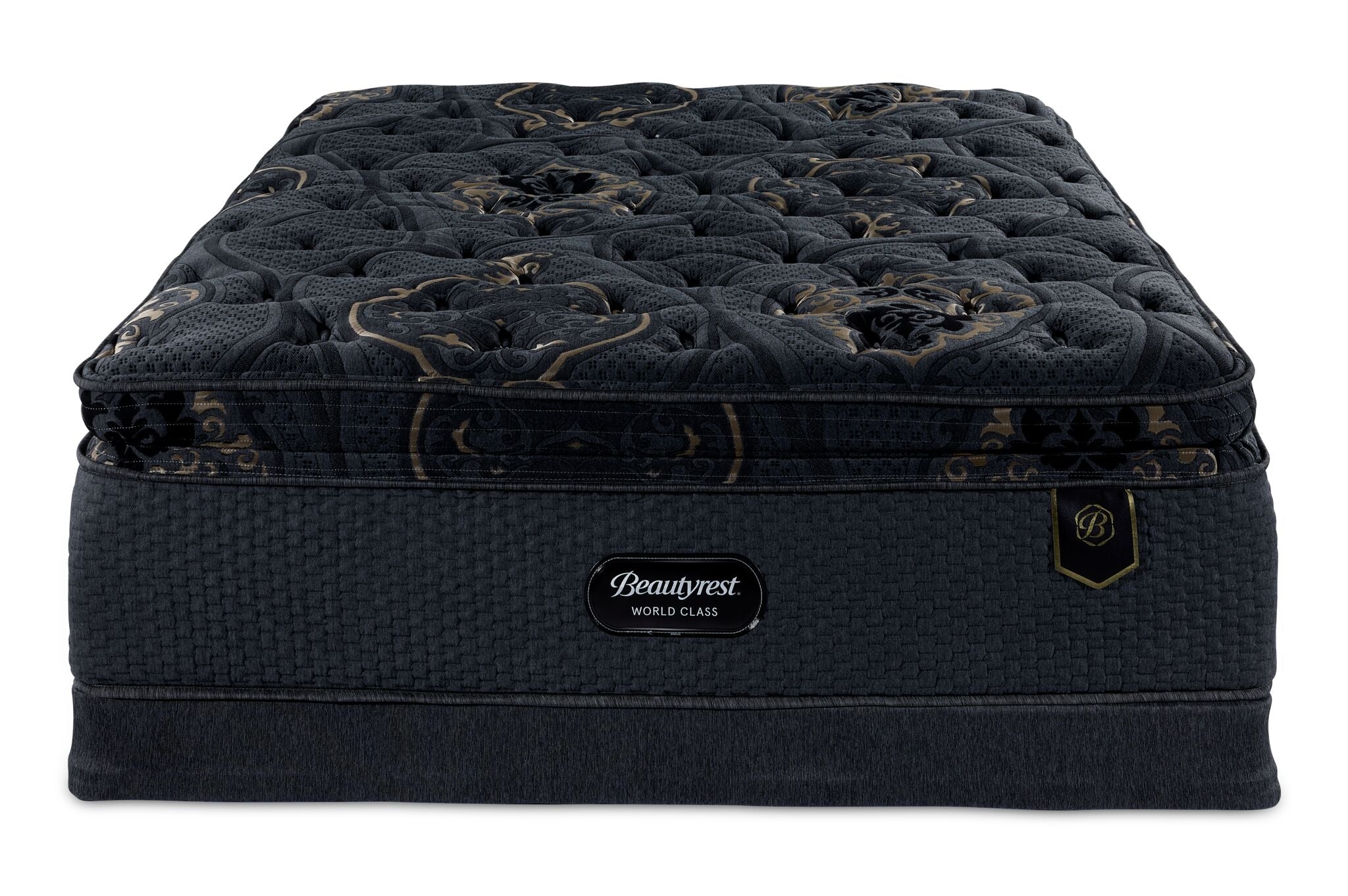 Beautyrest World Class Viscount Plush Full Mattress and Boxspring Set - Premium Comfort for Restful Sleep - Perfect for Master Bedrooms, Guest Rooms & Apartments