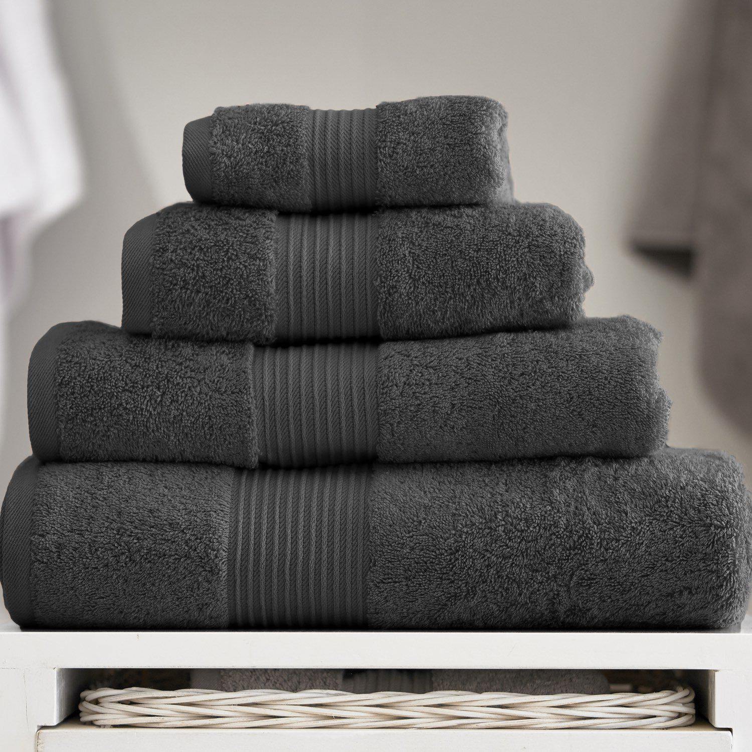 Premium Bliss Pima Cotton Towel - 650gsm Ultra Soft & Absorbent Carbon Fiber Bath Towel for Spa, Gym & Luxury Home Use
