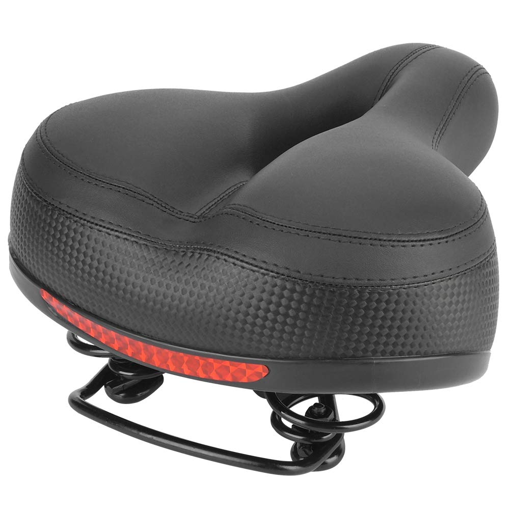 Kafuty-1 Ergonomic Bike Saddle - Comfortable Breathable Mountain Bike Seat with Reflective Strip for Road & City Bikes - Perfect for Commuting, Cycling & Outdoor Adventures
