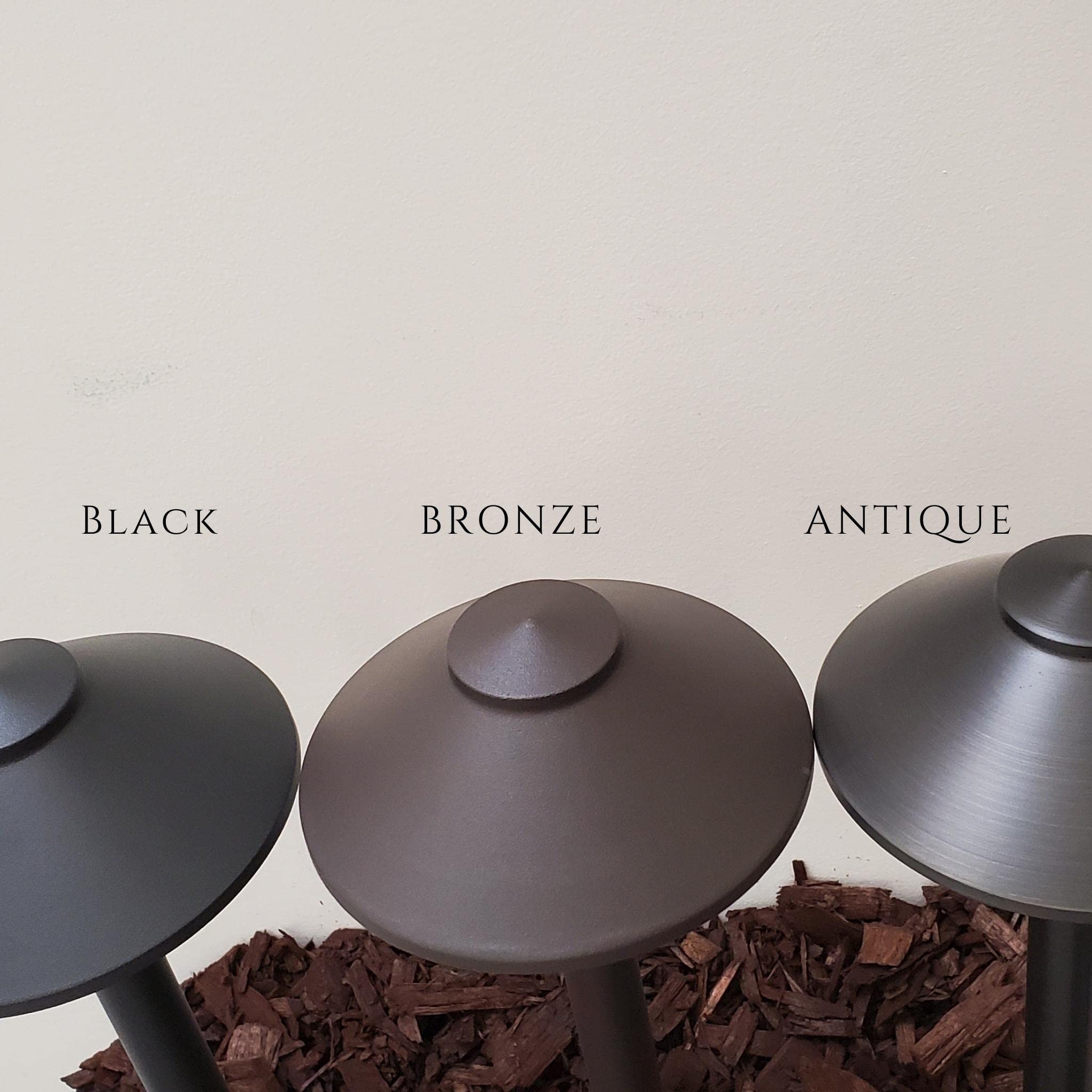 Premium Outdoor LED Pathway Lights - Waterproof Wired Cast Aluminum Landscape Lighting for Driveways, Gardens & Walkways - Bronze Finish - Perfect for Patios, Yards & Commercial Landscapes