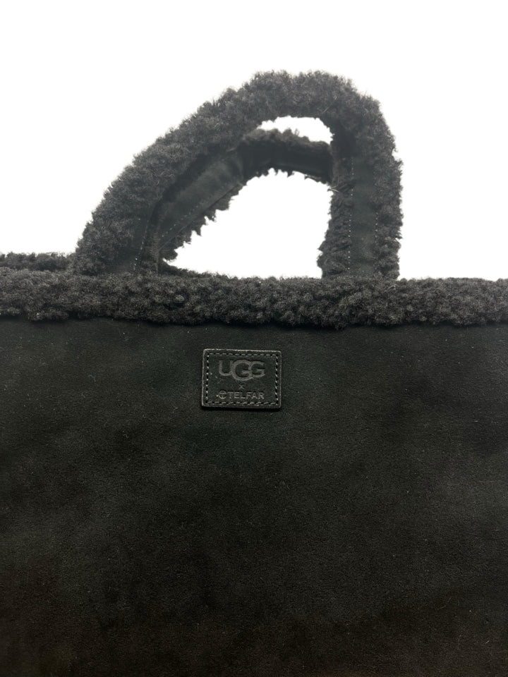 Telfar x UGG Medium Shopping Tote Bag - Genuine Leather Crossbody Purse for Women | Perfect for Work, Travel & Everyday Use