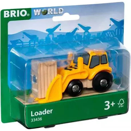 Brio Loader - Premium Wooden Toy Construction Vehicle for Kids | Fun & Educational STEM Play | Perfect for Indoor & Outdoor Playtime, Sandbox, and Construction-Themed Birthday Gifts