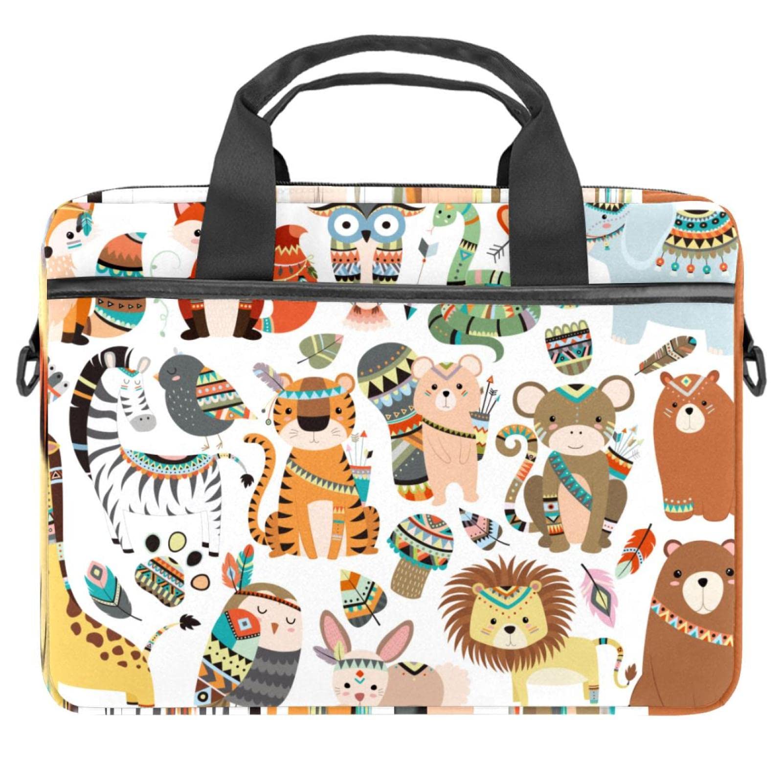 The Journey of the Floral Whale Messenger Bag