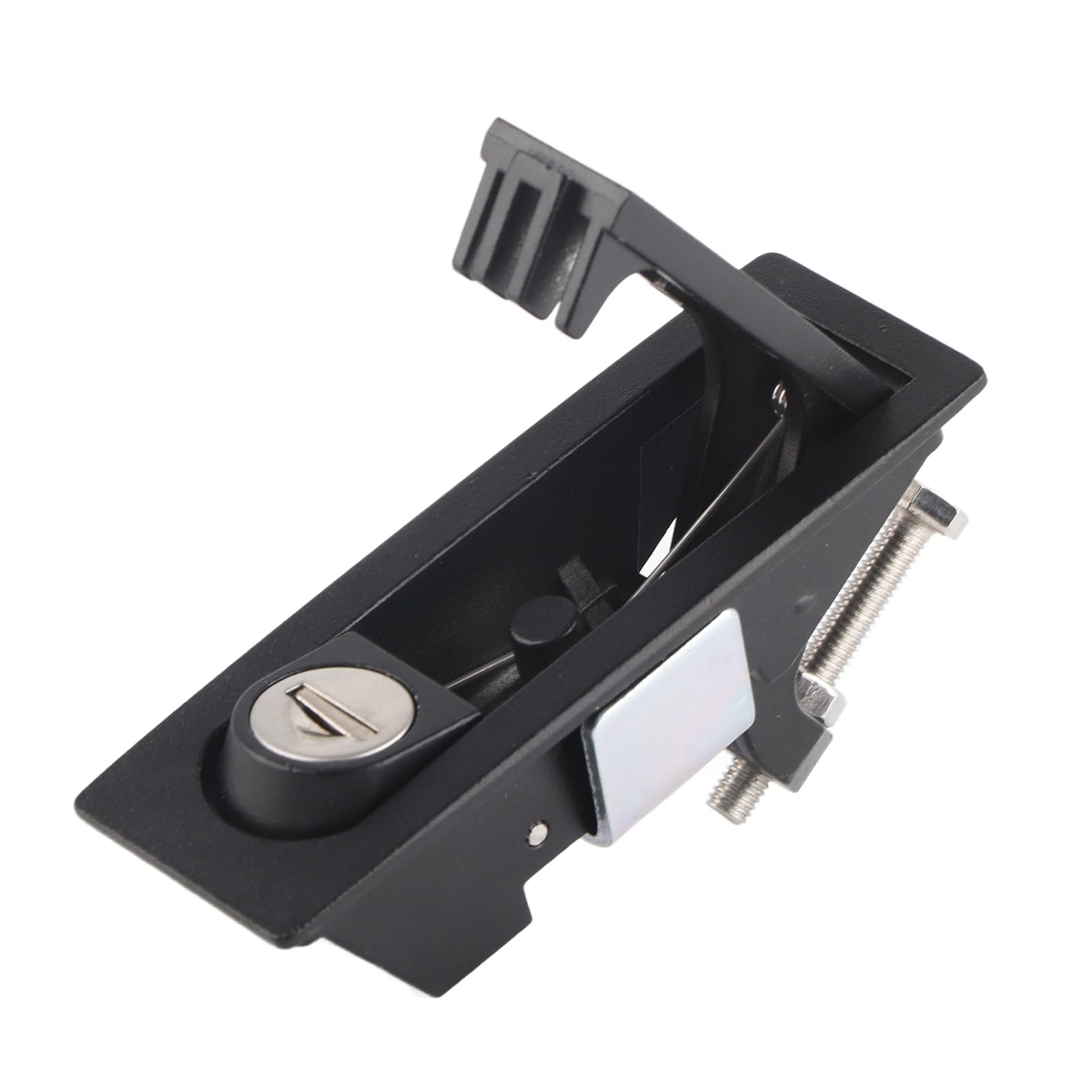 Fydun Heavy Duty Compression Latch Lock with Key - Zinc Alloy Construction, Powder Coated Finish, Adjustable Lever Handle & Flush Trigger - Perfect for RV, Marine Boat Cabinets, Toolboxes & Industrial Storage Applications