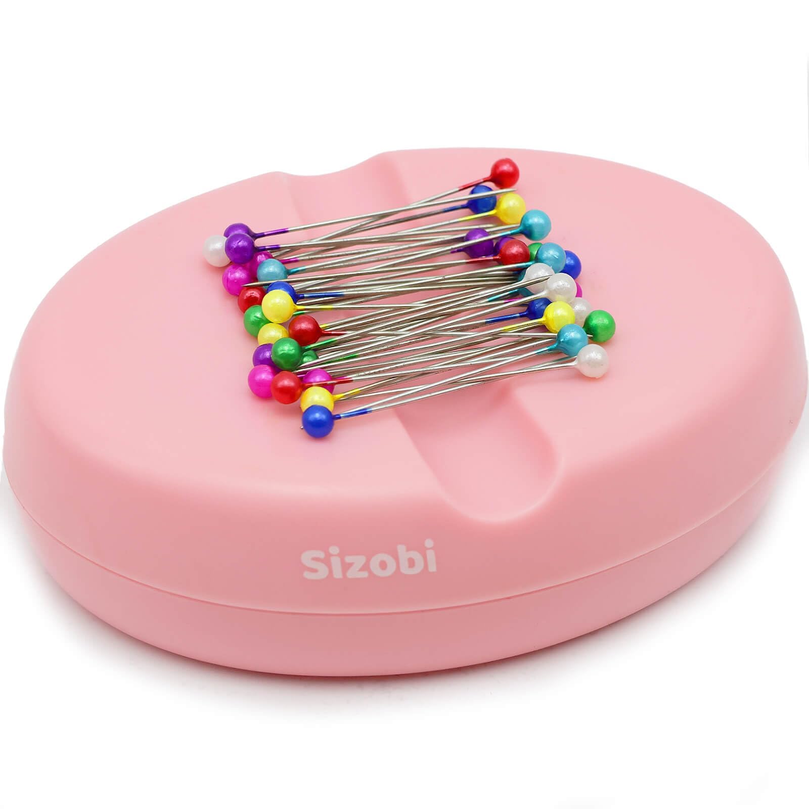 Sizobi Magnetic Pin Holder - Strong Magnetic Pin Cushion for Sewing & Quilting | Needle Organizer, Bobby Pin & Paper Clip Storage | Perfect for Sewing Kits, Craft Rooms & DIY Projects (Sewing Pins Not Included)