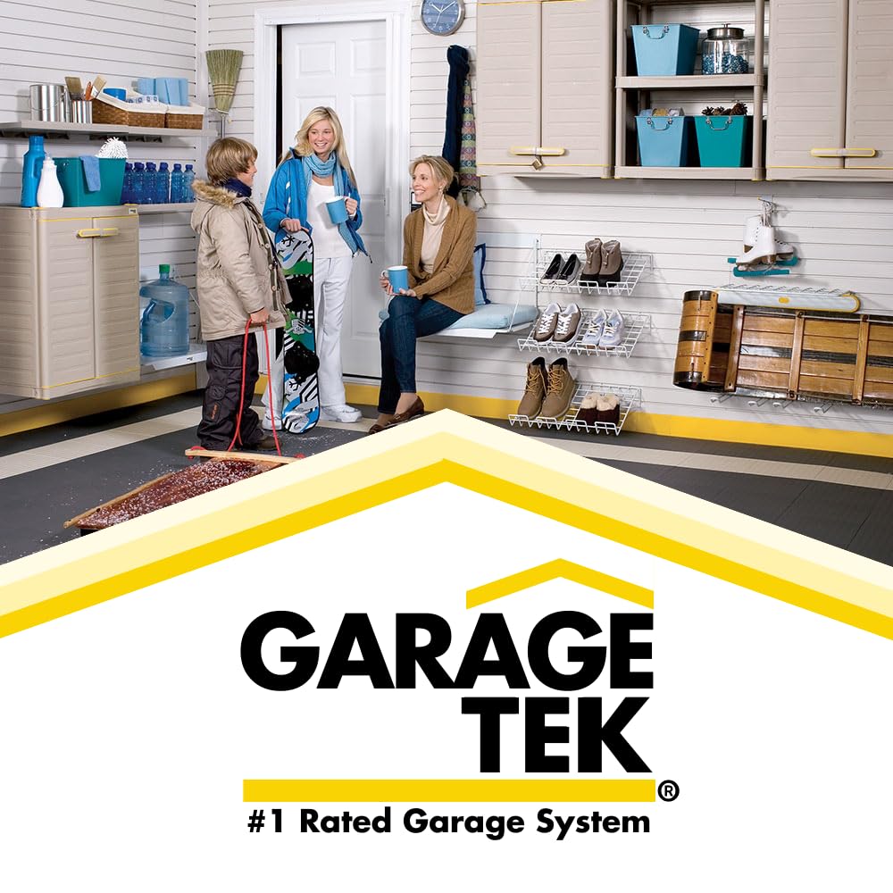 GarageTek Hang It All Wall Mount Organizer - Heavy Duty Garage Storage Bracket for Ladders, Wheelbarrows & Strollers | Compatible with SlatWall & GarageTek Storage Systems | Perfect for Garage, Shed & Workshop Organization