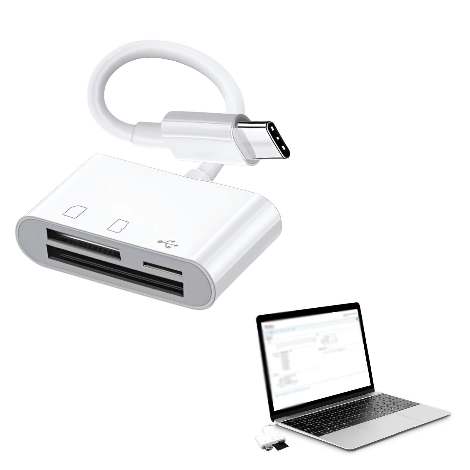 USB C SD Card Reader - High Speed for Cameras, iPad, MacBook - Daily Use