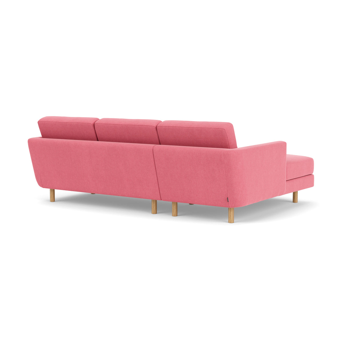 Conrad Fabric Left Chaise Sofa - Modern L-Shaped Sectional Couch with Reversible Chaise Lounge for Living Room, Apartment & Home Theater Comfortable Seating