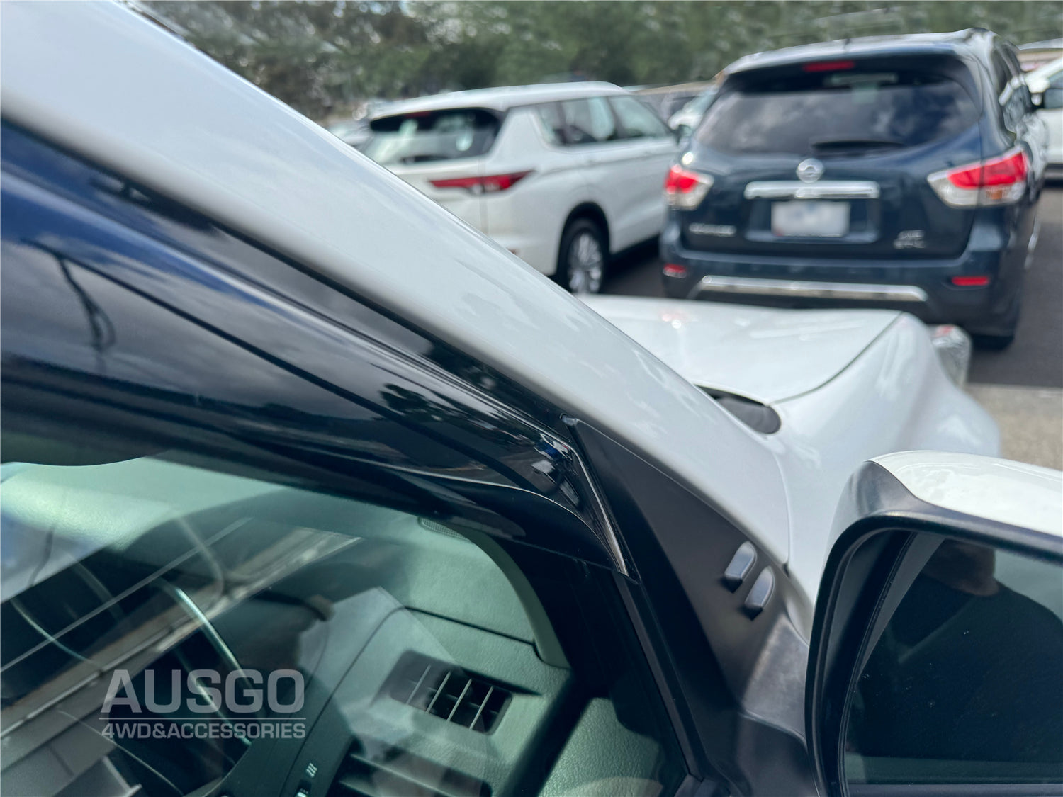 Toyota Land Cruiser Prado 150 Weather Shields & Bonnet Protector (2010-2013) - Durable Car Accessories for Rain Protection & Off-Road Driving