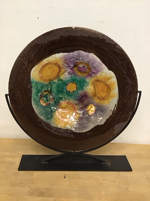 21-Piece Art Glass Bowl Set with Elegant Stand - Perfect for Home Decor, Wedding Centerpieces, and Gift Giving