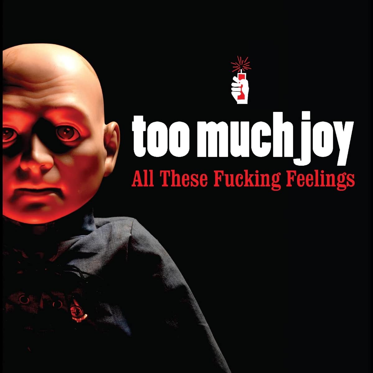 All These Fucking Feelings Vinyl Record - Clear with Red Splatter | Limited Edition Punk Rock Music for Collectors & Music Lovers | Perfect for Home Decor, Gifts & Vinyl Collections