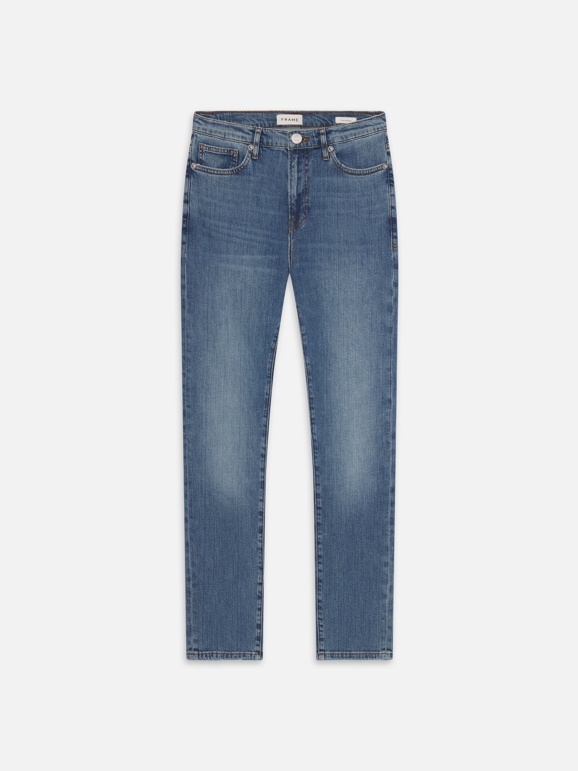 L'Homme Slim Madero Men's Skinny Fit Jeans - Premium Stretch Denim Pants for Casual & Night Out | Comfortable & Stylish for Everyday Wear