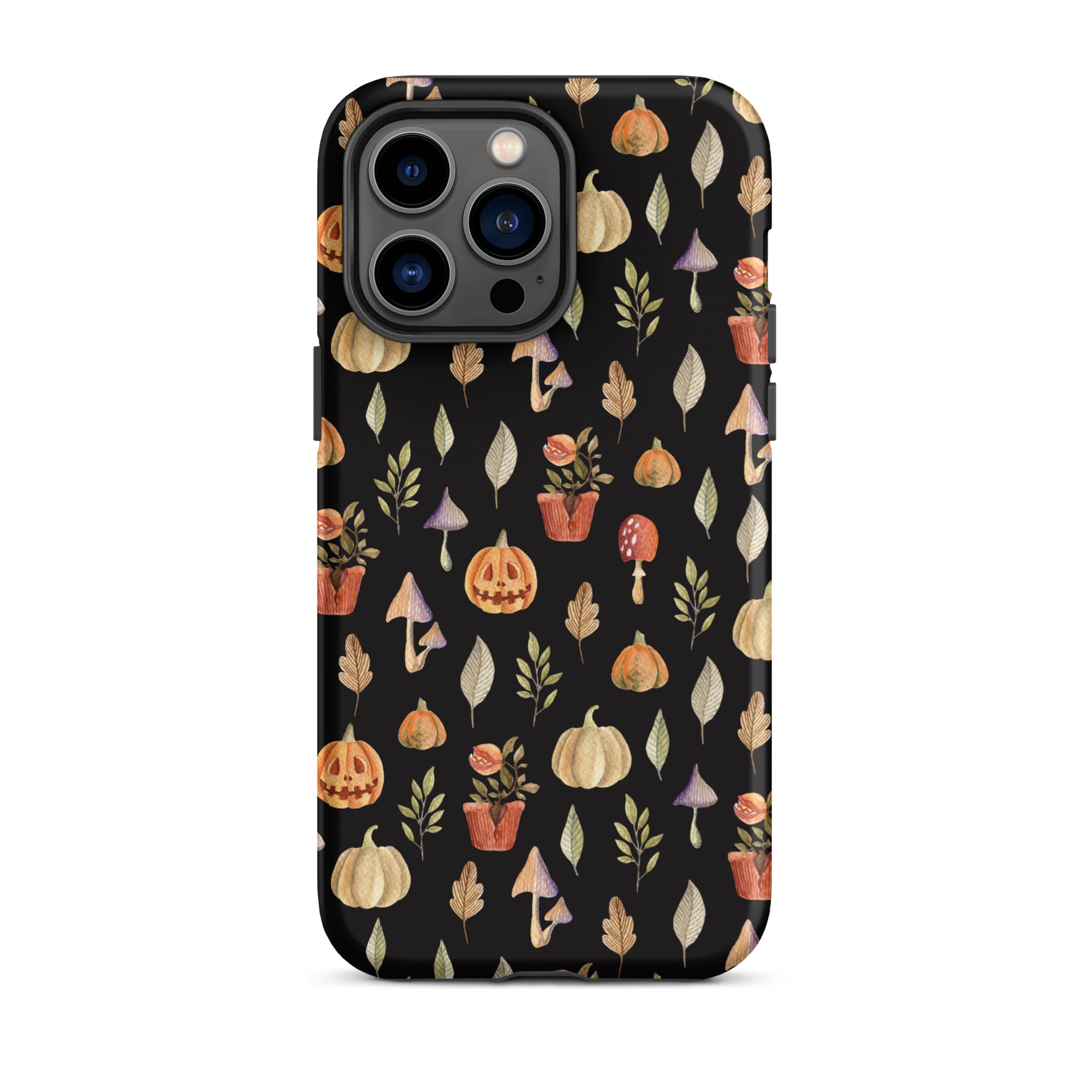 Spooky Halloween Premium iPhone Case - Durable Protective Cover for iPhone 13/14/15 Pro Max - Perfect for Fall Festivals, Trick or Treating & Seasonal Celebrations