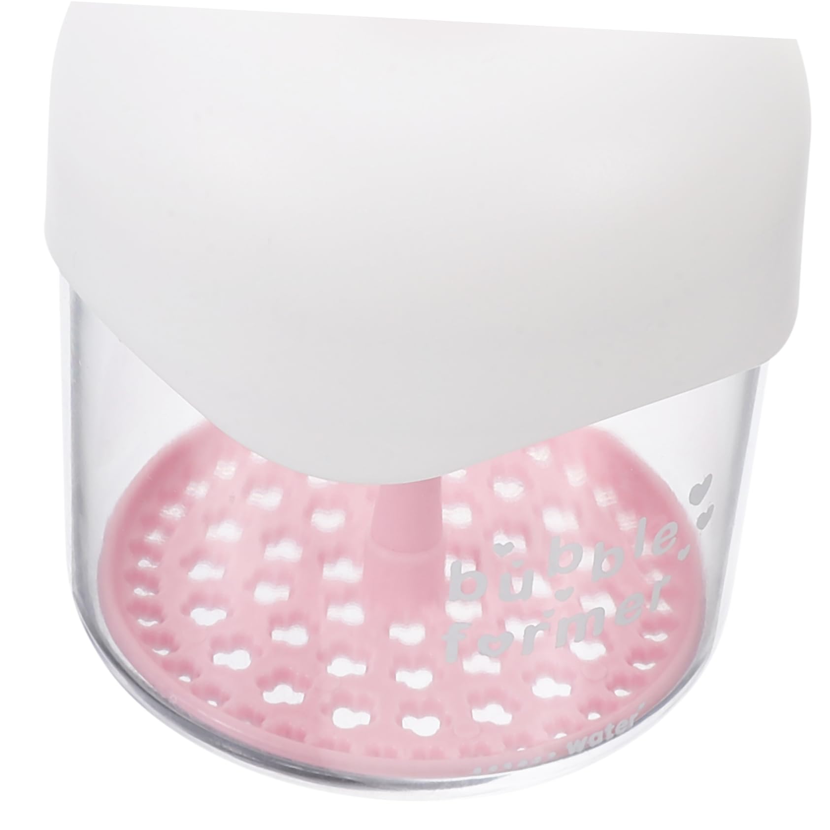 Portable Travel Bubble Foam Maker - Lightweight Facial Cleansing Foamer with Soft Red Material for Skincare Routine | Perfect for On-the-Go & Vacation Use
