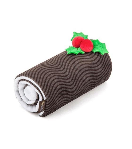 Eco-Friendly Yule Log Dog Toy - Holiday Chew Toy for Dogs, Durable & Safe for Puppies - Perfect for Christmas Gifts & Indoor Playtime