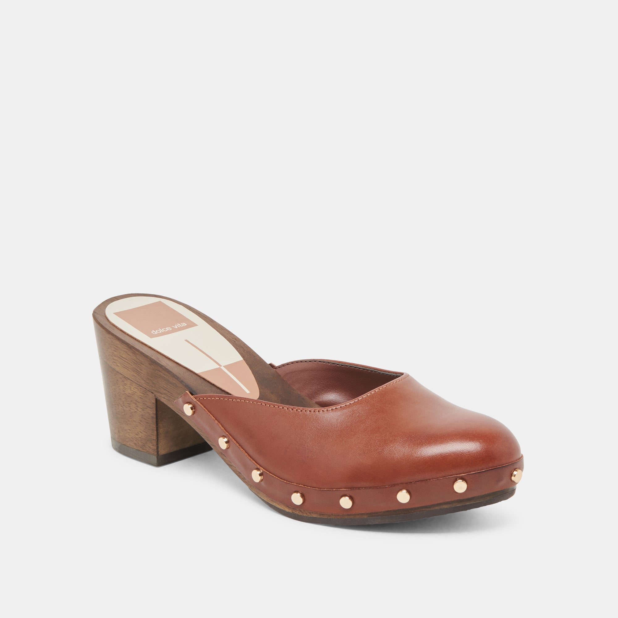 CAMYN Women's Brown Leather Heels - Stylish & Comfortable High Heel Shoes for Work, Party & Evening Events
