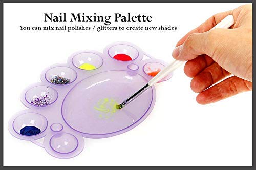 Professional 15-Piece Nail Art Kit - Nail Brushes, Dotting Pens, Striping Tapes, Tip Guide & Mixing Plate for Salon & DIY Manicure - Perfect for Home, Travel & Professional Nail Artists (Multicolor)
