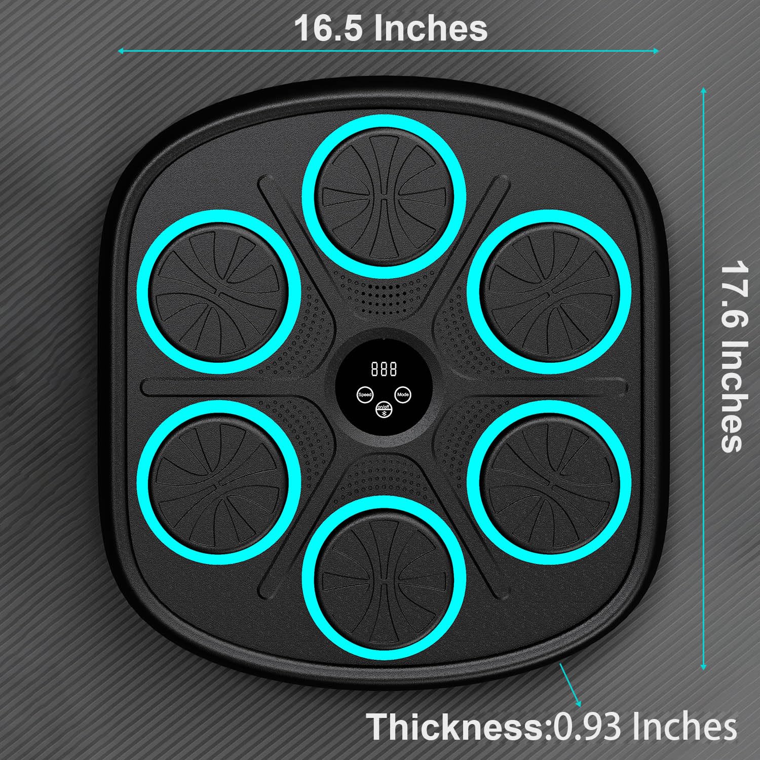 Smart Music Boxing Machine for Adults & Kids - Wall Mounted Punching Pad with Beat Sync for Home Gym & Fitness Training - Perfect for Boxing Workouts, Stress Relief & Fun Family Exercise