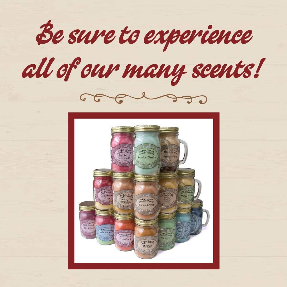 Snickerdoodle Scented Mason Jar Candle - 13oz Long-Lasting 100 Hour Burn Time - Handmade Soy Wax Candle for Home, Office & Relaxation - Perfect for Gifts, Aromatherapy & Cozy Evenings