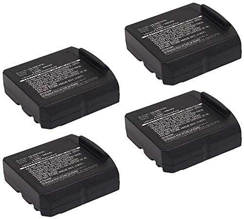 Synergy Digital Wireless Headset Batteries - 4-Pack Li-Pol 3.7V 240mAh Replacement for Sarabec Swing IR & AP121A Headsets | Perfect for Conference Calls, Office Use & Long Work Sessions
