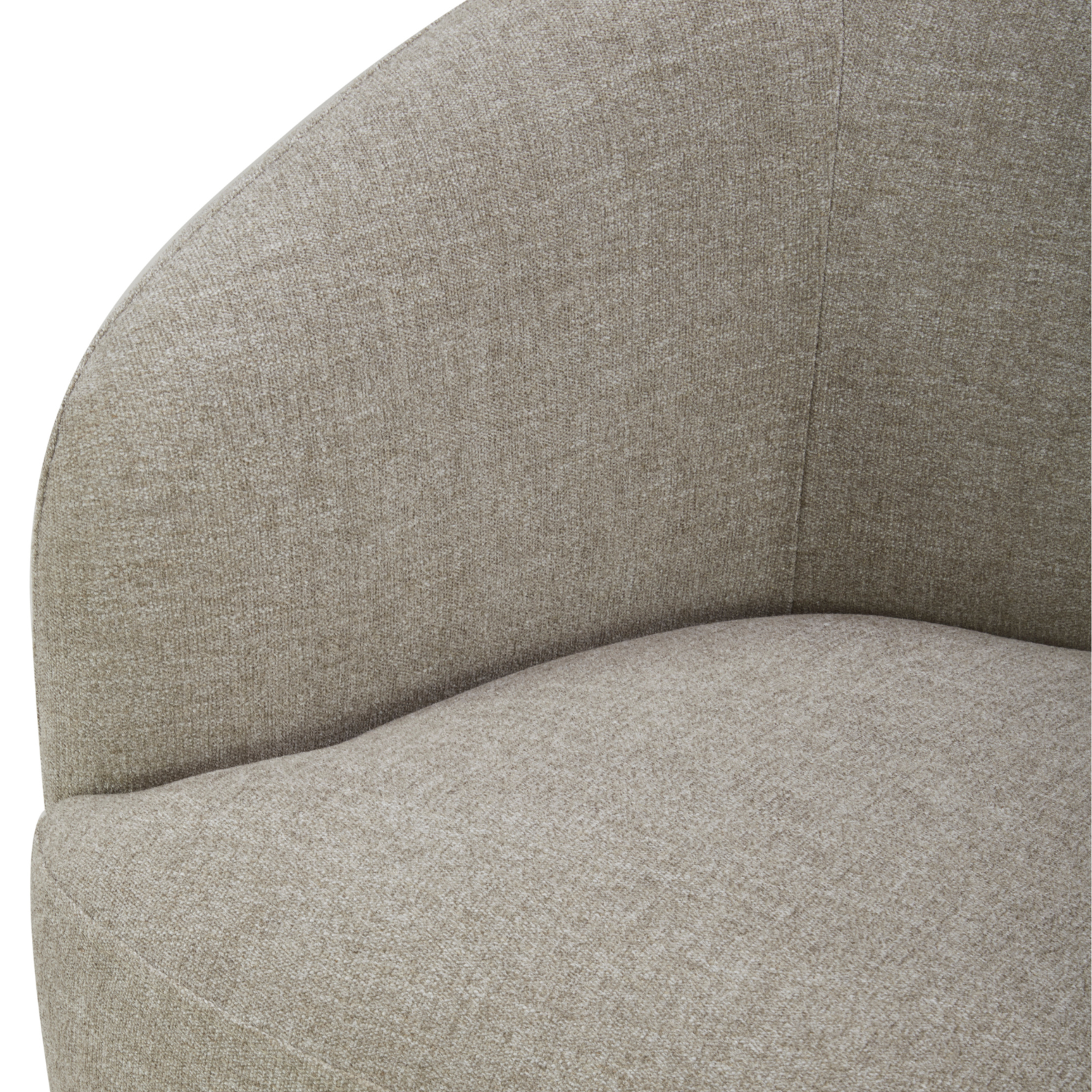Premium Pod Swivel Lounge Chair - Soft Pebble Chenille Upholstery, 360° Rotation, Modern Accent Chair for Living Room, Bedroom & Office - Perfect for Relaxing, Reading & Lounging