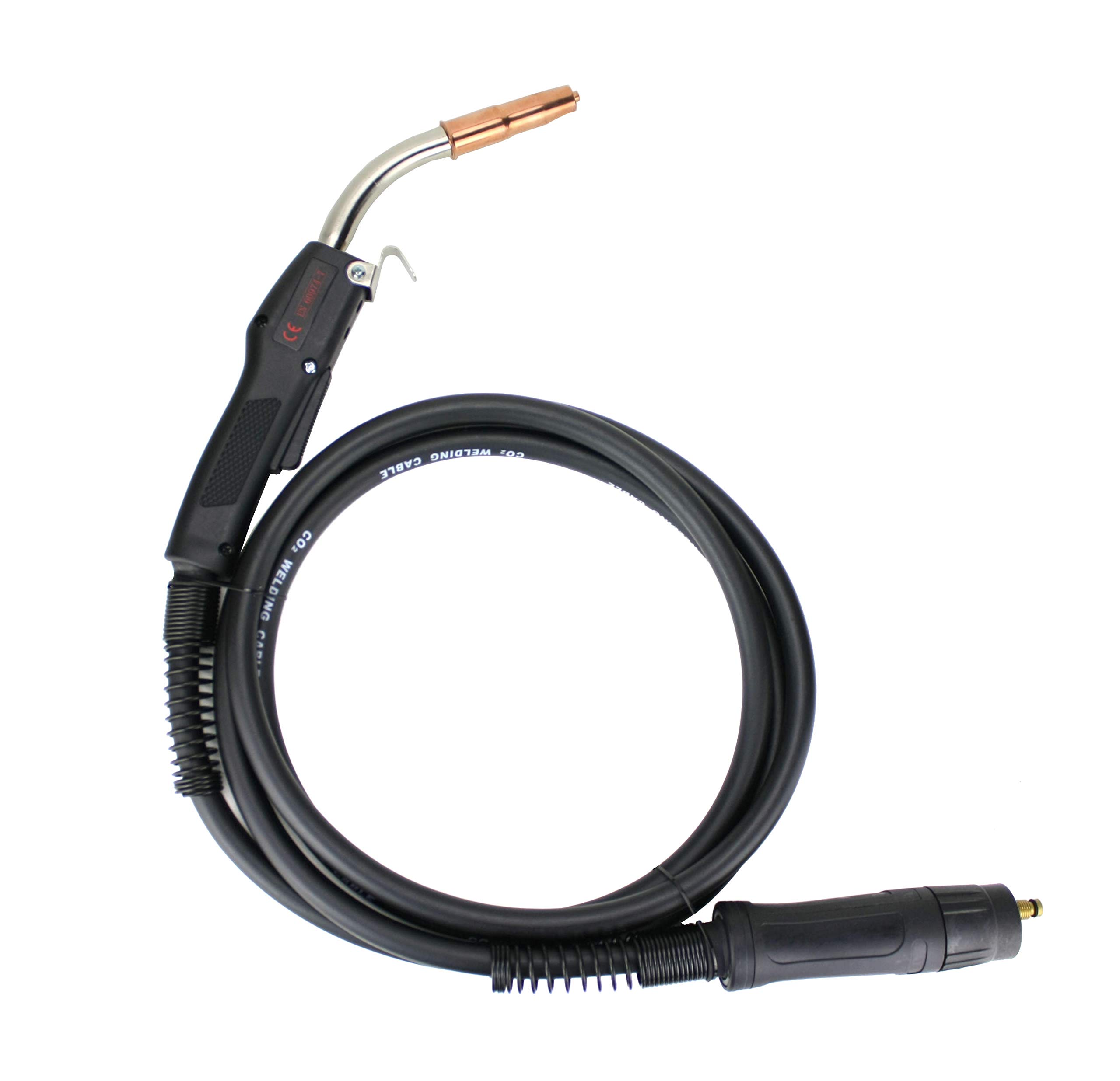 SÜA® 250 Amp MIG Welding Gun with Euro Connector - 12ft Heavy Duty Cable - Tweco Compatible Consumables - Ideal for Automotive Repair, Metal Fabrication & DIY Welding Projects