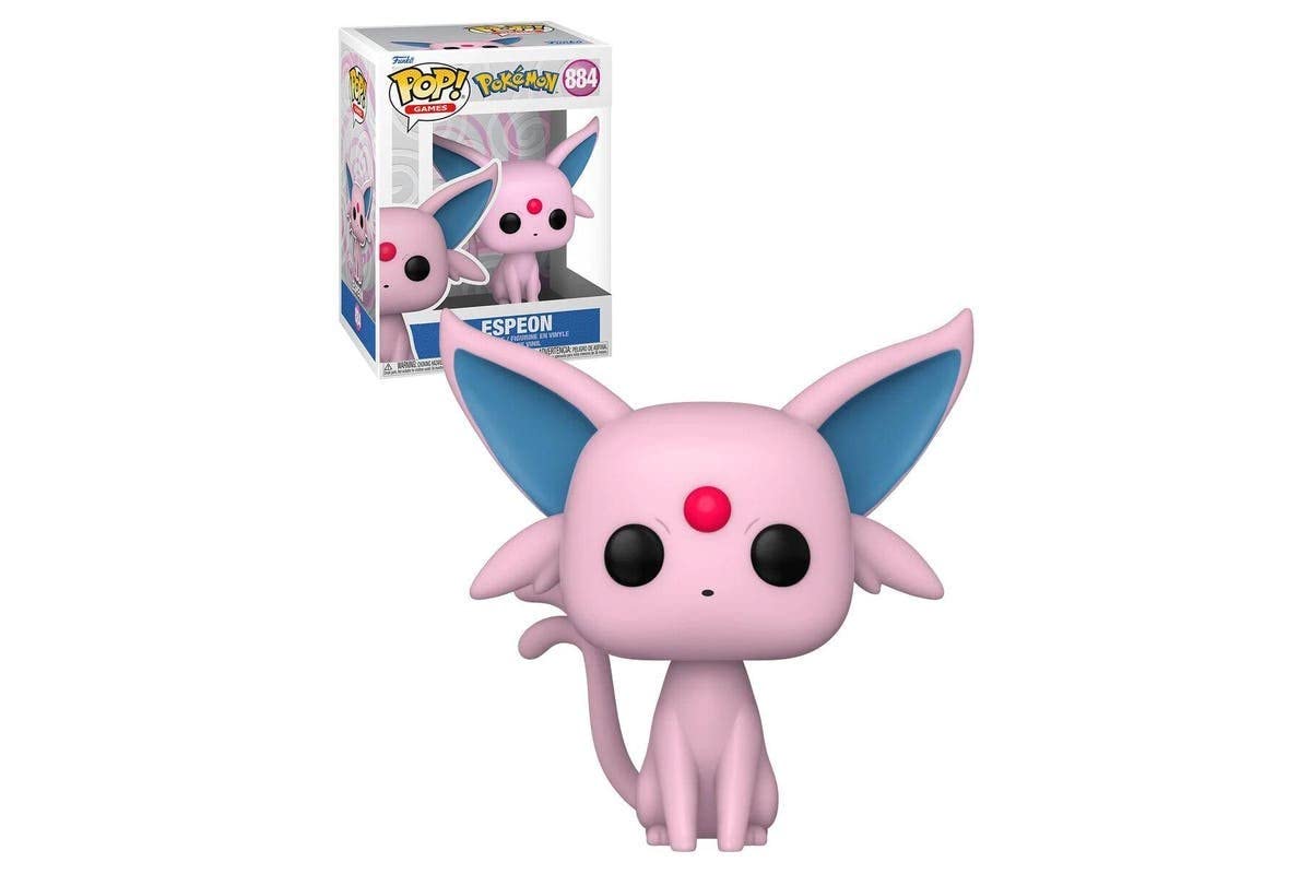 Funko Pop! Games: Pokemon Espeon Vinyl Figure - Collectible Anime Toy for Fans & Gift Ideas - Perfect for Display, Gaming Rooms & Pokemon Merchandise Collections