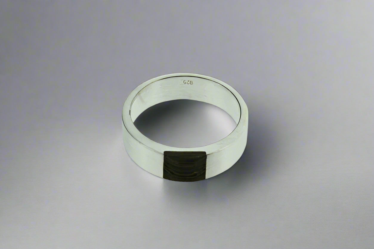 Elegant Rosewood Crown Ring in Sterling Silver - Perfect for Weddings, Parties & Special Occasions