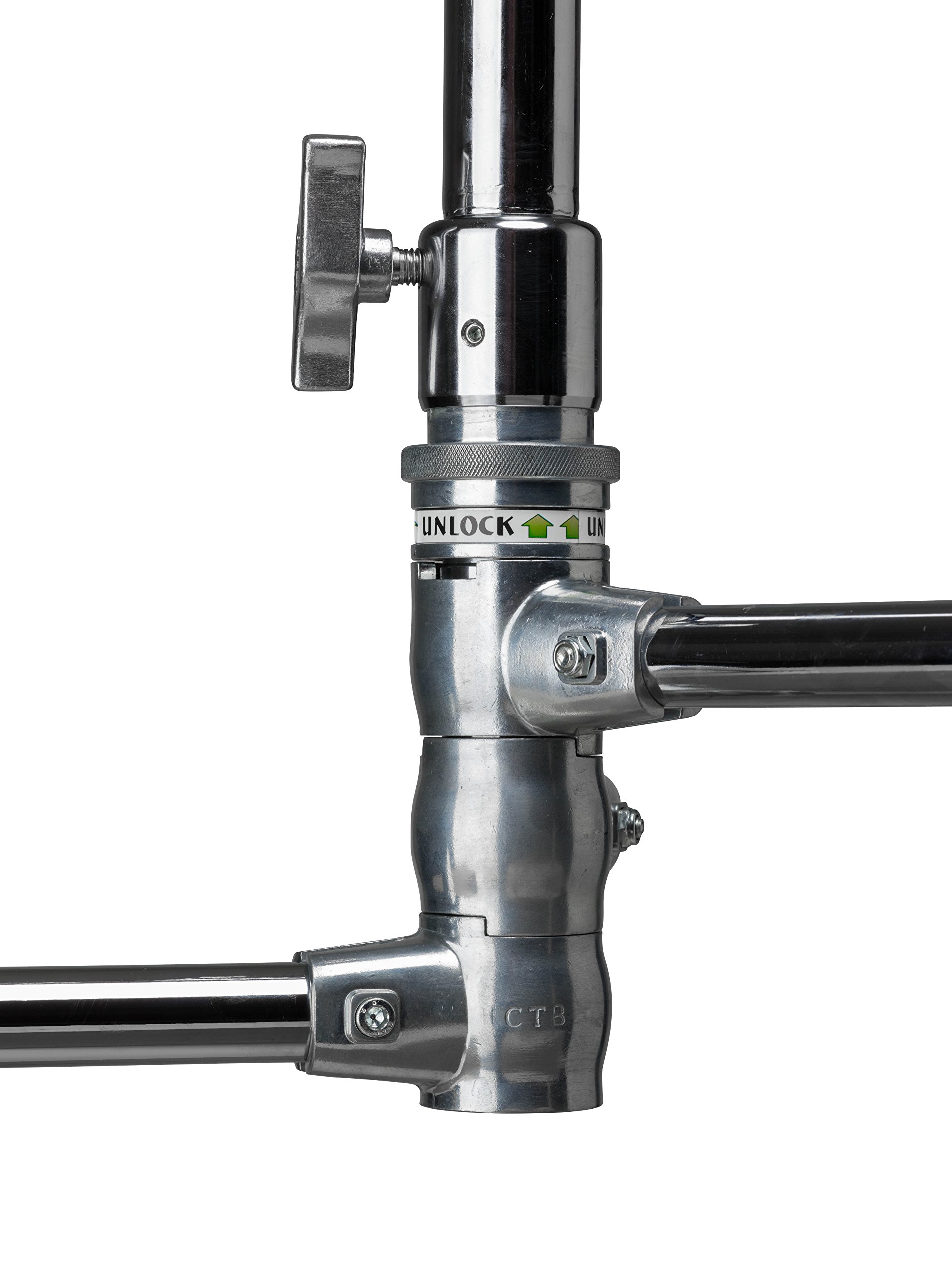 Kupo 40 Inch Professional C-Stand with Turtle Base - Heavy Duty Light Stand for Photography & Video (KS704312) - Perfect for Studio, Film Set & Outdoor Shooting