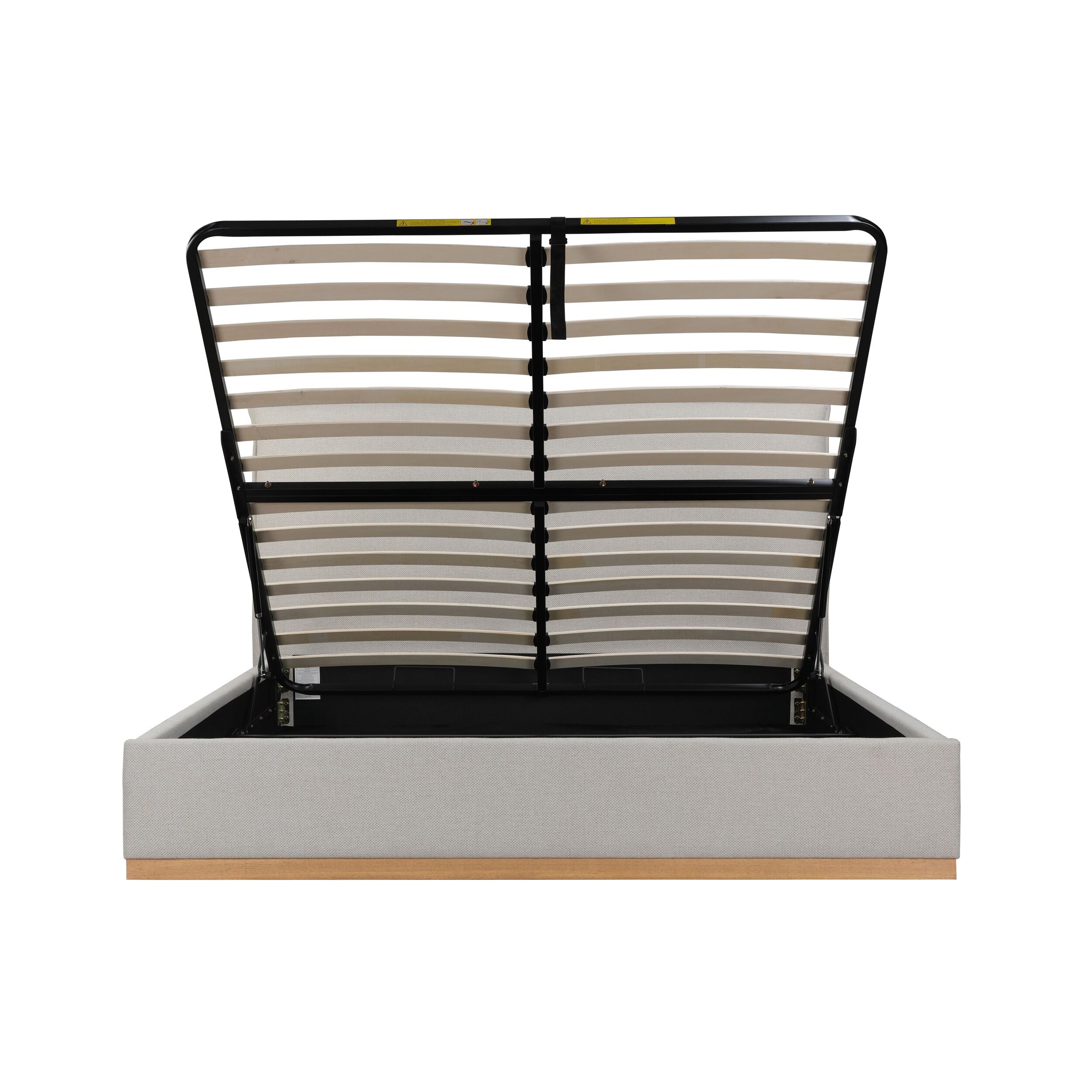 Avalonia Queen Size Bed with Gas Lift Storage - Modern Platform Bed Frame for Small Spaces & Guest Rooms | Easy Assembly & Durable Design