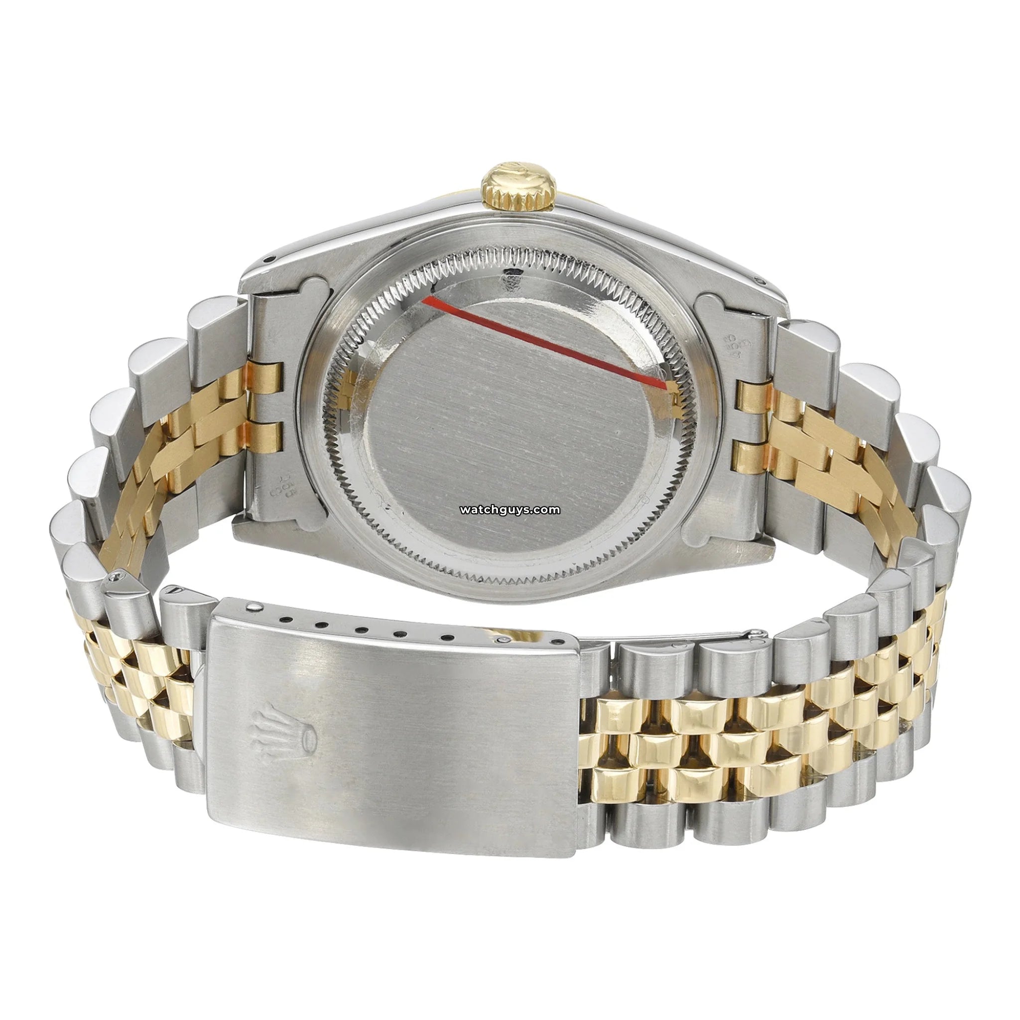 Rolex Datejust 16233 Men's Watch - Champagne Dial with Tapestry Pattern - 18K Gold & Stainless Steel - Luxury Dress Watch for Business & Formal Occasions