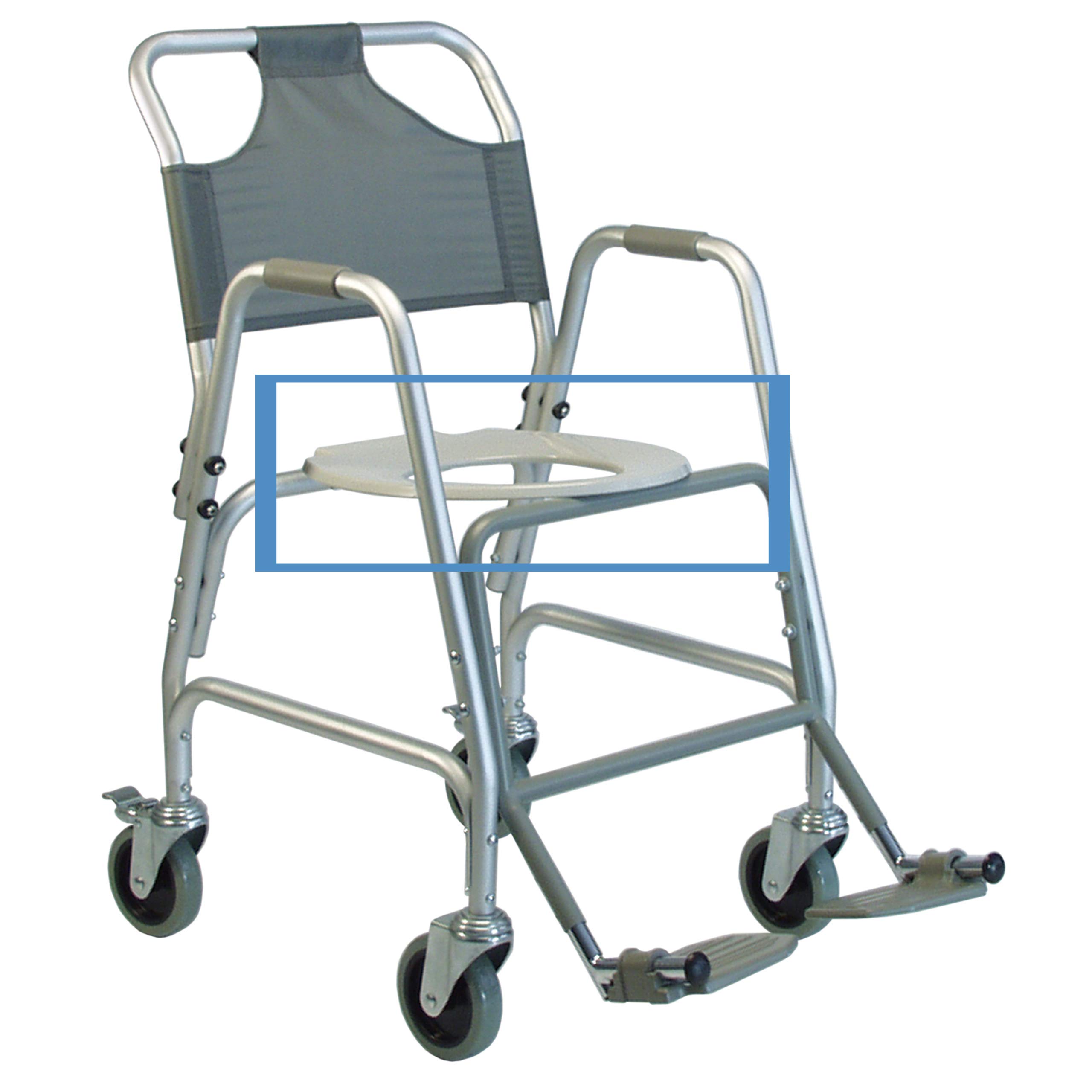 Lumex Replacement Shower Chair Seat for Models 7910A-1 & 7915A - Portable Medical Toilet Seat for Adults - Home Bathroom Safety Accessory for Elderly and Disabled Care
