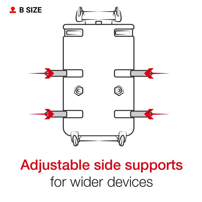 RAM Quick-Grip Spring Loaded Holder with Pre-Assembled 1