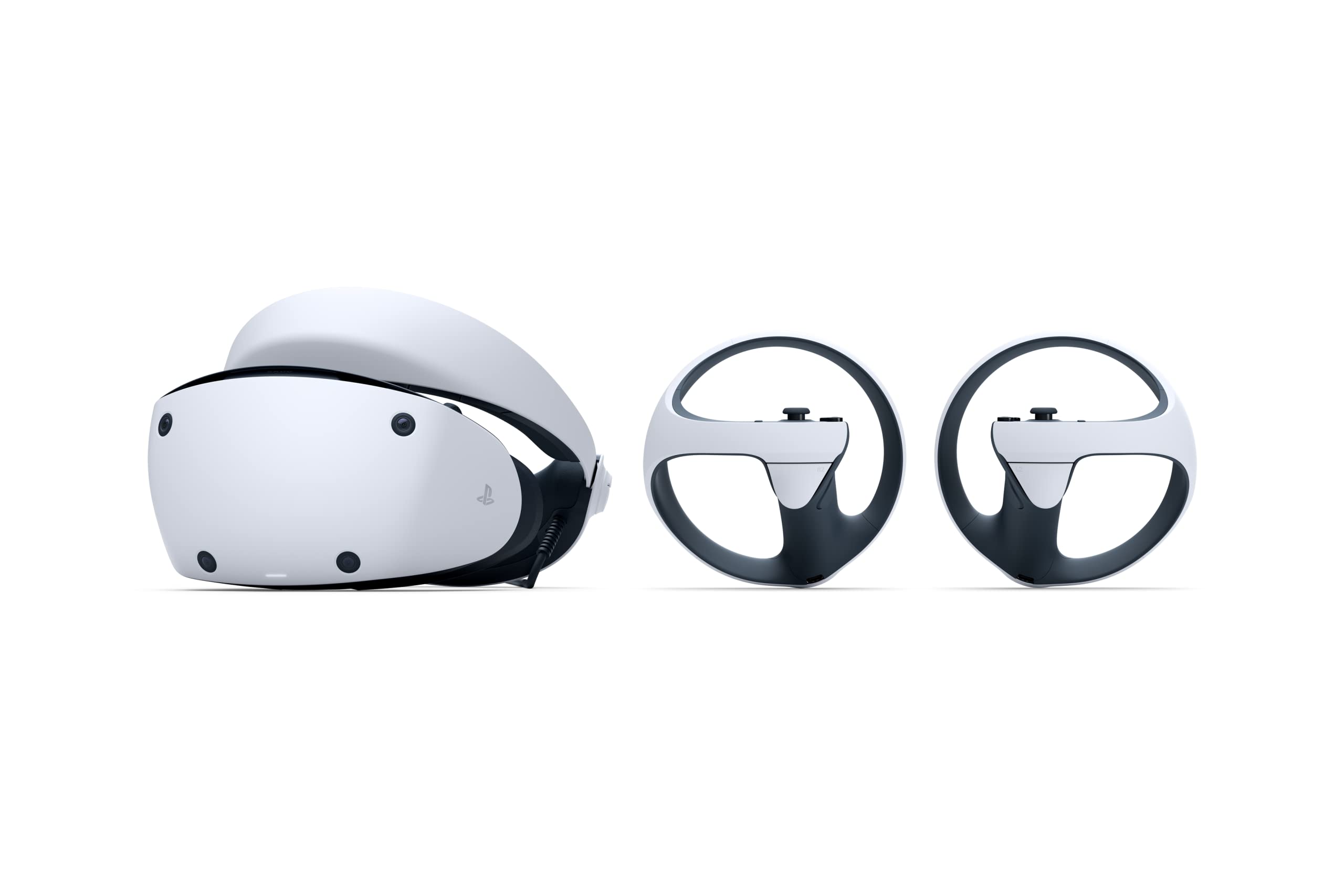 Sony PlayStation VR2 Headset & Controllers - White (Certified Refurbished) | Virtual Reality Gaming System for PS5 | Immersive 4K HDR Experience for Action, Adventure & Sports Games