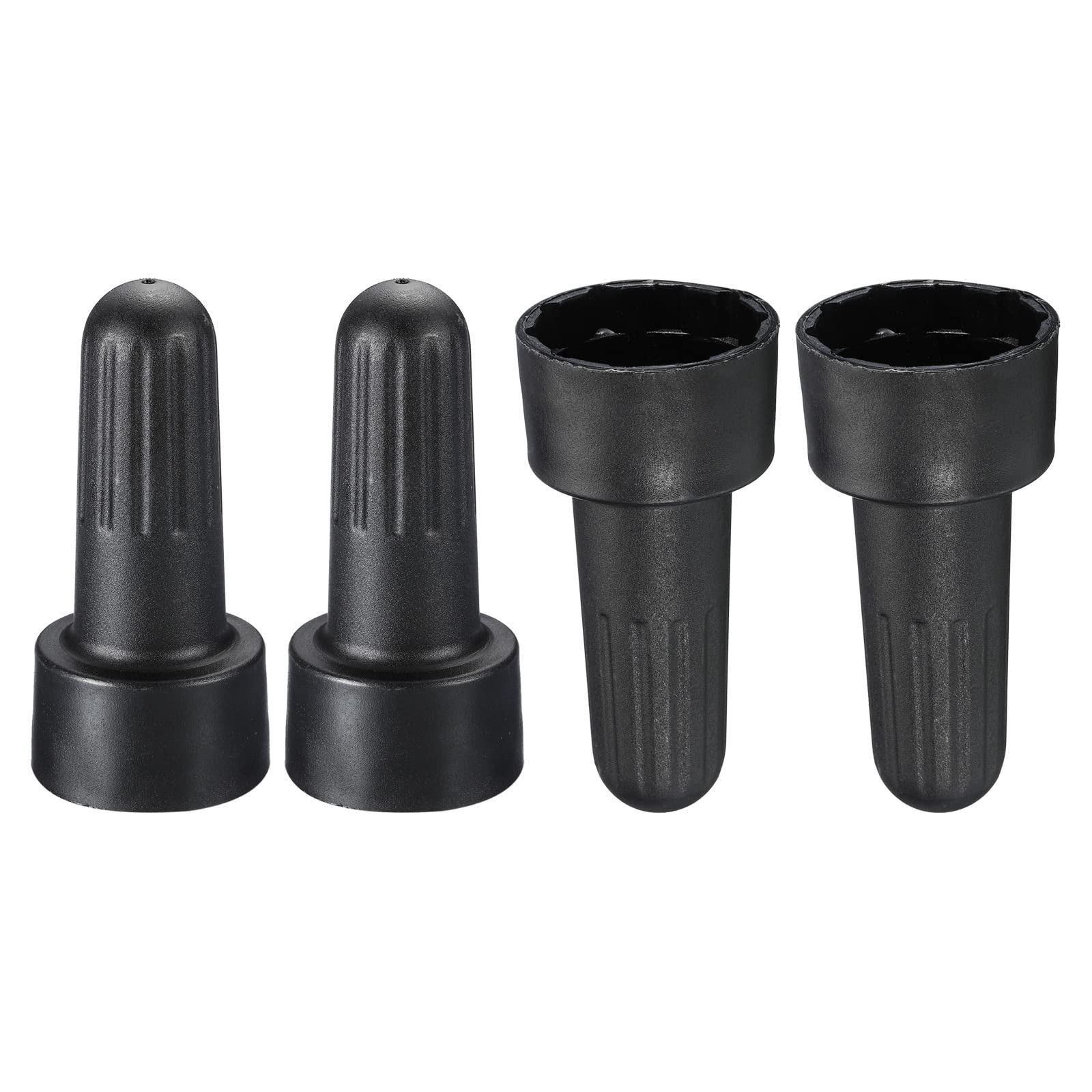 PATIKIL 4 Pack E26 Lamp Shade Socket Ring Removal Tool - Medium Base Threaded Shade Holder Rings Replacement for Chandeliers, Ceiling & Table Lamps - Easy DIY Light Fixture Repair Accessory